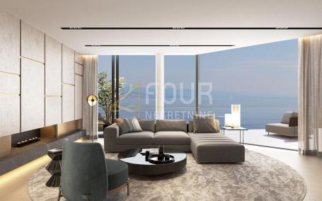 Opatija, luksuzan stan, 96.86m2, 2s+db, terasa