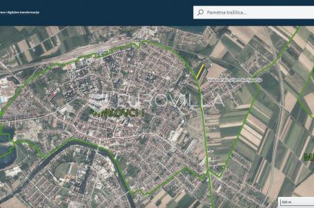 Vinkovci, Mala Bosna, građevinsko zemljište površine 845 m²