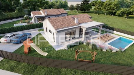 Istra, Svetvinčenat, prizemnica sa bazenom ROH BAU