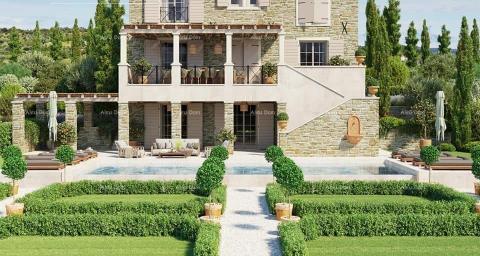Građevinsko zemljište Motovun – Građevinsko zemljište 1.965 m² s projektom vile i pogledom na prirod