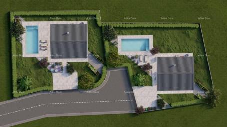 Građevinsko zemljište Na prodaju građevinsko zemljište s projektom i bazenom – 646 m²