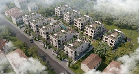 Prodaja luksuznog dvosobnog apartmana 104.83m² u ekskluzivnom stambenom kompleksu – Tivat, Marići