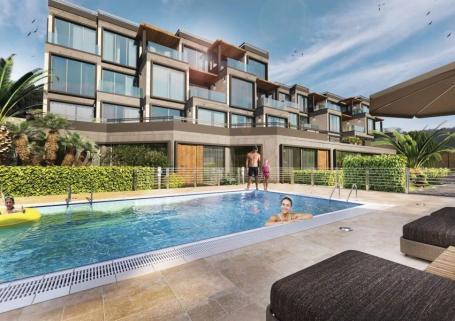 Prodaja dvosobnog stana 61,83m2 (49.83m² stambenog prostora + terasa 12m²)  u novom kompleksu sa baz