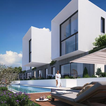 Tivat, Krašići – Duplex dvosoban apartman 119m2  sa otvorenim pogledom na more u novom kompleksu na 
