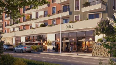 Studio apartman 43.59m2 u novom stambenom kompleksu sa dva bazena u Becicima (Mogucnost odlozenog pl