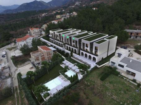 Jednosoban stan 51,19 m² u luksuznom kompleksu sa bazenom i spa centrom – Kavač, Kotor | Bez 3% pore