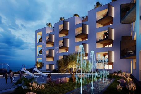 Jednosoban stan 55m2 u novom stambenom kompleksu u Becicima. 