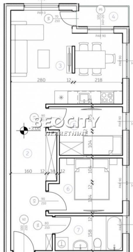 Novi Sad, Telep, , 3.0, 51m2, 142800EUR