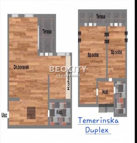Novi Sad, Centar, Temerinska, 3.0, 74m2, 195000EUR