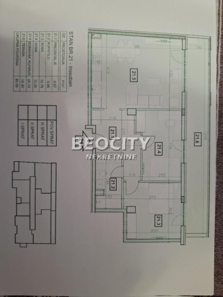Novi Beograd, Bežanijska kosa, Pere Segedinca, 3.0, 85m2, 299516EUR