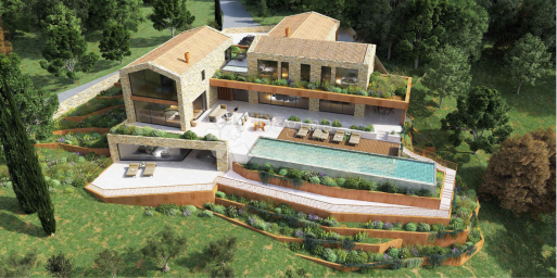 Veliko građevinsko zemljište sa projektom