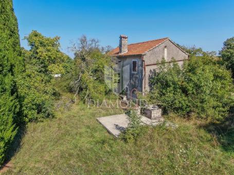 Žminj, okolica, kuća na prostranoj okućnici na osami