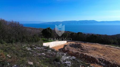 Labin, Rabac, Baugrundstück mit Meerblick