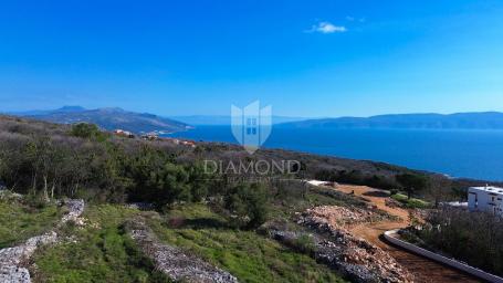 Labin, Rabac, Baugrundstück mit Meerblick