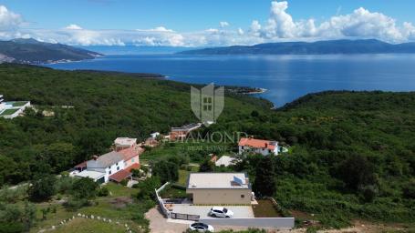 Rabac, Labin, neu gebaute Villa mit Meerblick