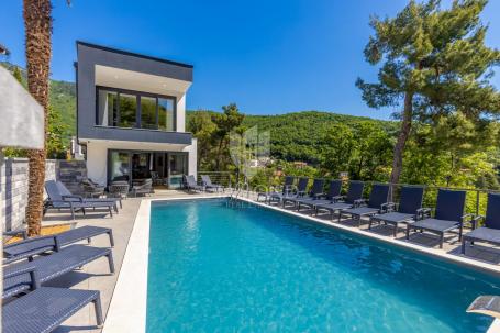 Mošćenička Draga, moderna Villa blizu plaže, pogled more