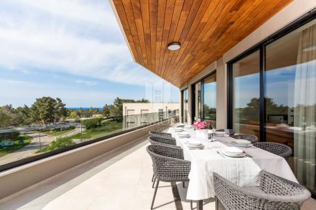 Poreč, Umgebung – Exklusives Penthouse mit Panoramablick