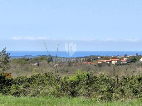 Poreč, okolica - zemljište s pogledom na more