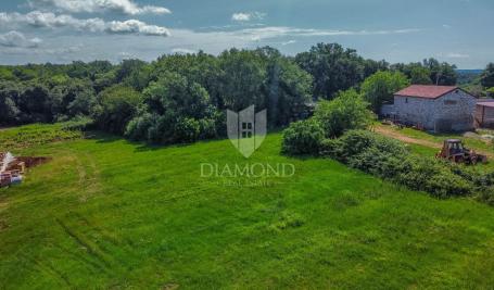 Brtonigla, surroundings, land plot 619 m2 in a quiet village