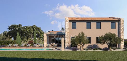 Poreč - Umgebung - Hervorragendes Baugrundstück 906 m² mit Projekt und Baugenehmigung