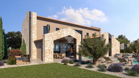 Poreč - okolica - Odlično građevinsko zemljište  1090 m² s projektom i dozvolom