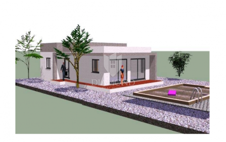 Pula, građevinsko zemljište sa idejnim projektom!