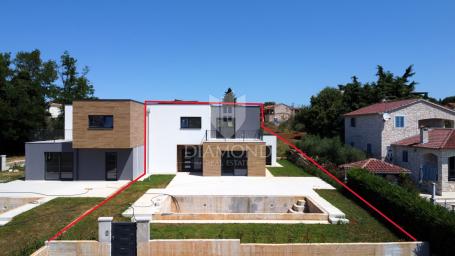 Poreč, okolica, moderna dvojna kuća s bazenom