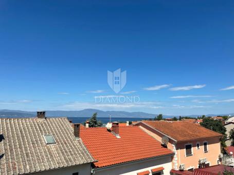 KRK, MALINSKA- STAN S POGLEDOM NA MORE