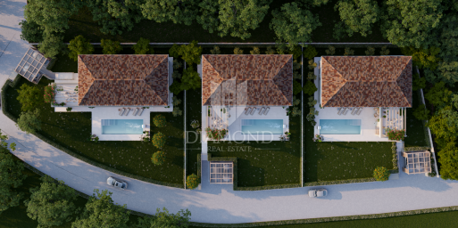 Poreč Umgebung – attraktives Grundstück mit Projekt für moderne Villa