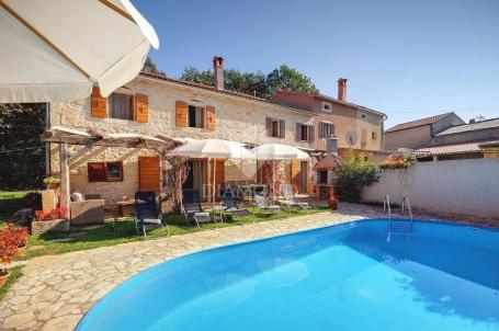 Žminj, kamena Villa sa bazenom 