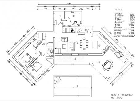 Excellent building plot with house project