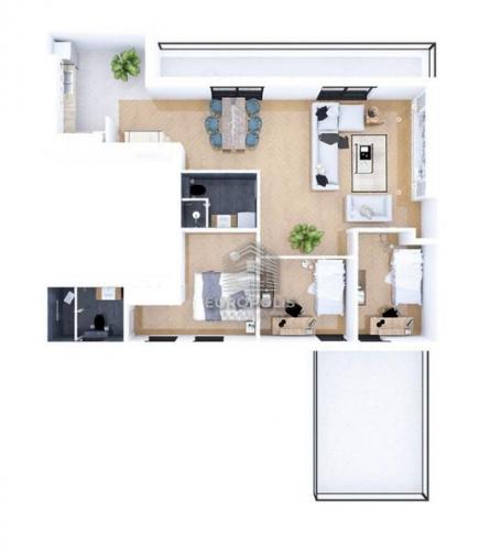Lux Penthouse sa terasom od 100m2 ID#7861
