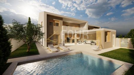 Istra, Vodnjan, novogradnja, kuća s bazenom, 260m2