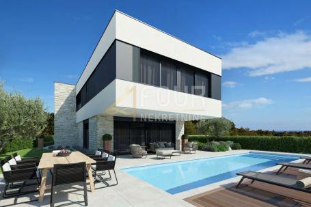 Istra, Poreč - okolica, luksuzna vila s bazenom i pogledom na more