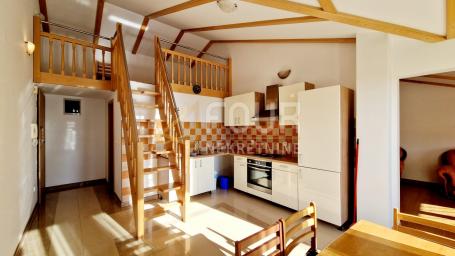 Istra, Ližnjan, 92.53m2, 2s+db+galerija, lođa, pogled na more