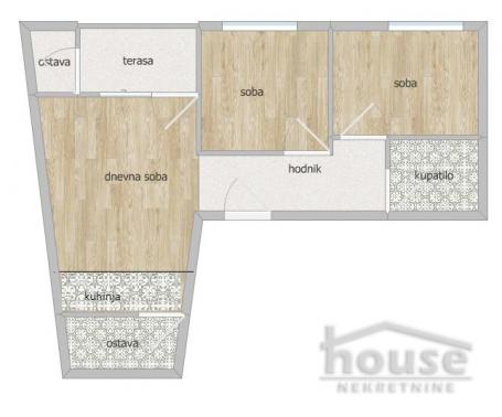 NOVI SAD - SOCIJALNO - 59.00 m2