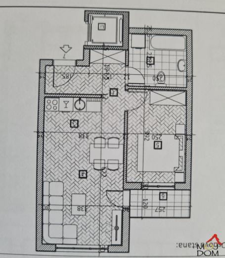 NOVI SAD - ADICE - JEDNOIPOSOBAN STAN - 43 m2 - 93,000€