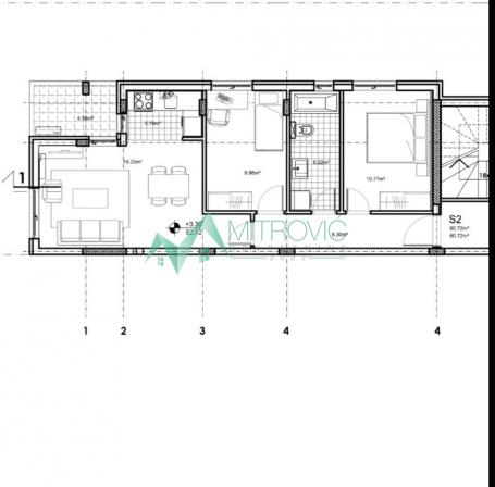 Novi Sad, Telep - Odlični stanovi u izgradnji - dvoiposoban, 60 m2 
