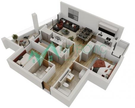 Novi Sad, Salajka - Četvorosoban stan  80m2 