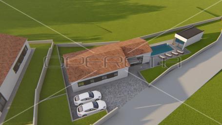 Okolica Kršana, građevinsko zemljište 891 m2 sa građevinskom dozvolom