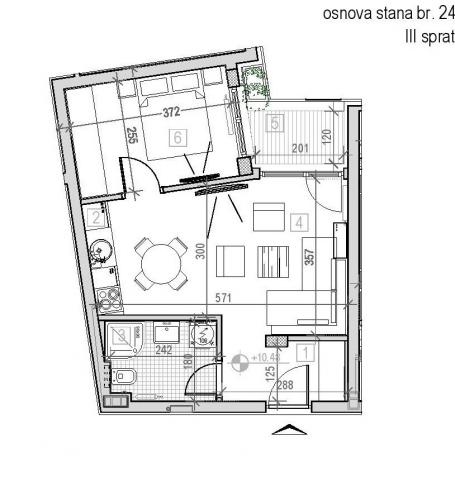 NOVI SAD - PODBARA - 38.06 m2