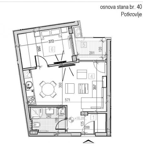NOVI SAD - PODBARA - 38.06 m2