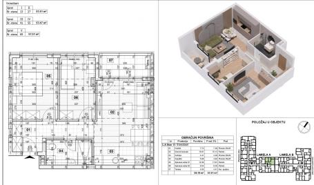 NOVI SAD - TELEP - 57.41 m2
