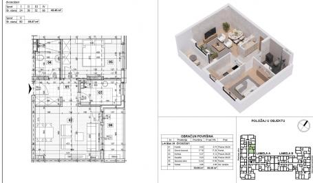 NOVI SAD - TELEP - 49.46 m2