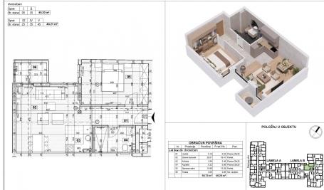 NOVI SAD - TELEP - 49.20 m2