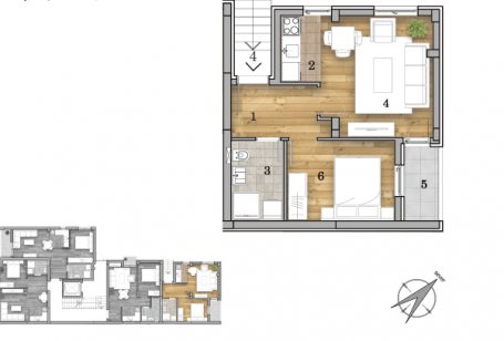 NOVI SAD - TELEP - 36.73 m2
