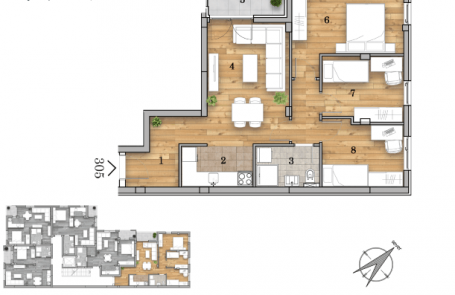 NOVI SAD - TELEP - 69.13 m2