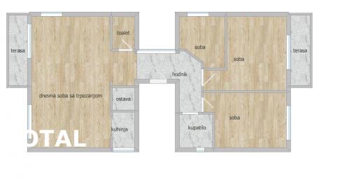 NOVI SAD - SAJLOVO - 86.50 m2