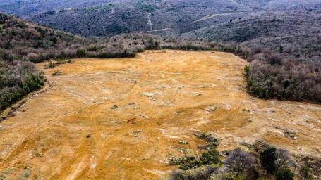 Građevinsko zemljište Projektna zona s pogledom na more — Istra