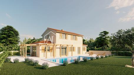 Poreč, okolica - kuća s bazenom u oazi mira - NOVOGRADNJA
